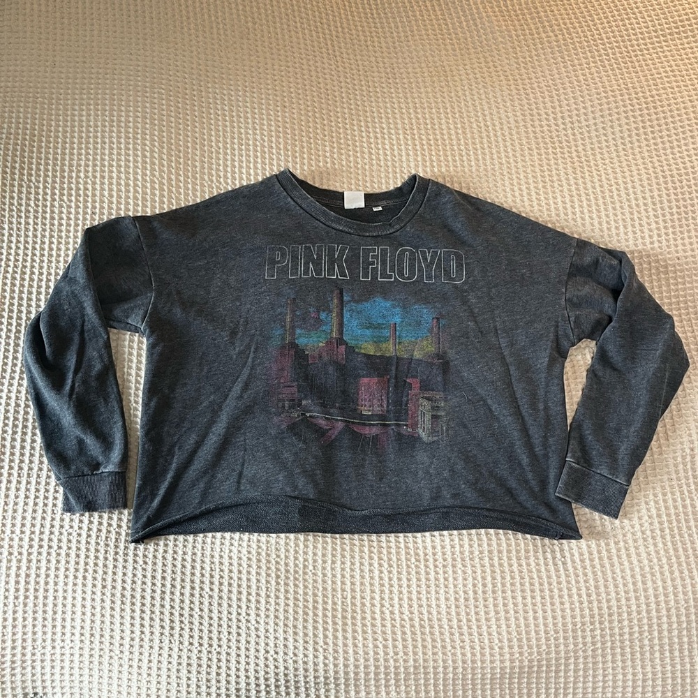 Junk Food Pink Floyd Cropped Sweatshirt